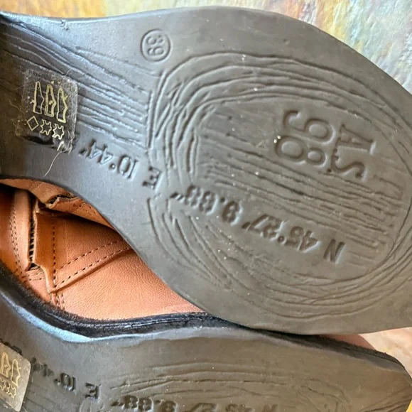 A.S. 98 Olin boots. 39 (8.5-9) Calvados (British tan) Unique Euro line. - Picture 14 of 14